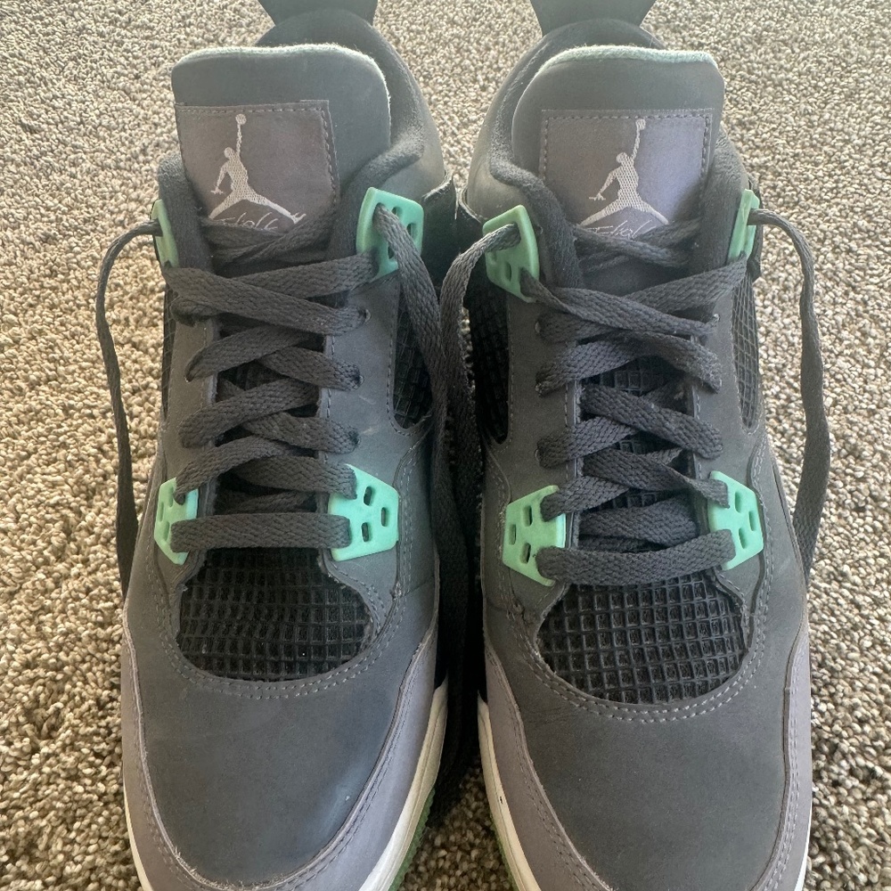 Air Jordan Retro Green Glow Sneakers